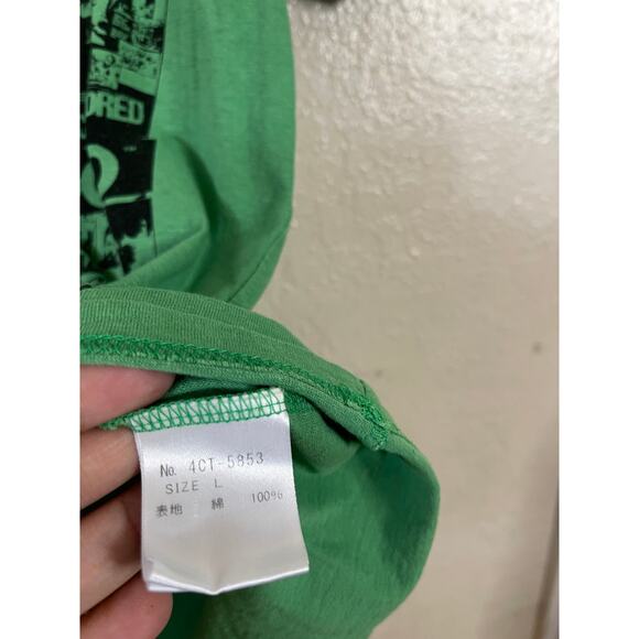 Hysteric Glamour Graphic We Are All Prostitutes Tee Green Mens Large - Picture 5 of 9